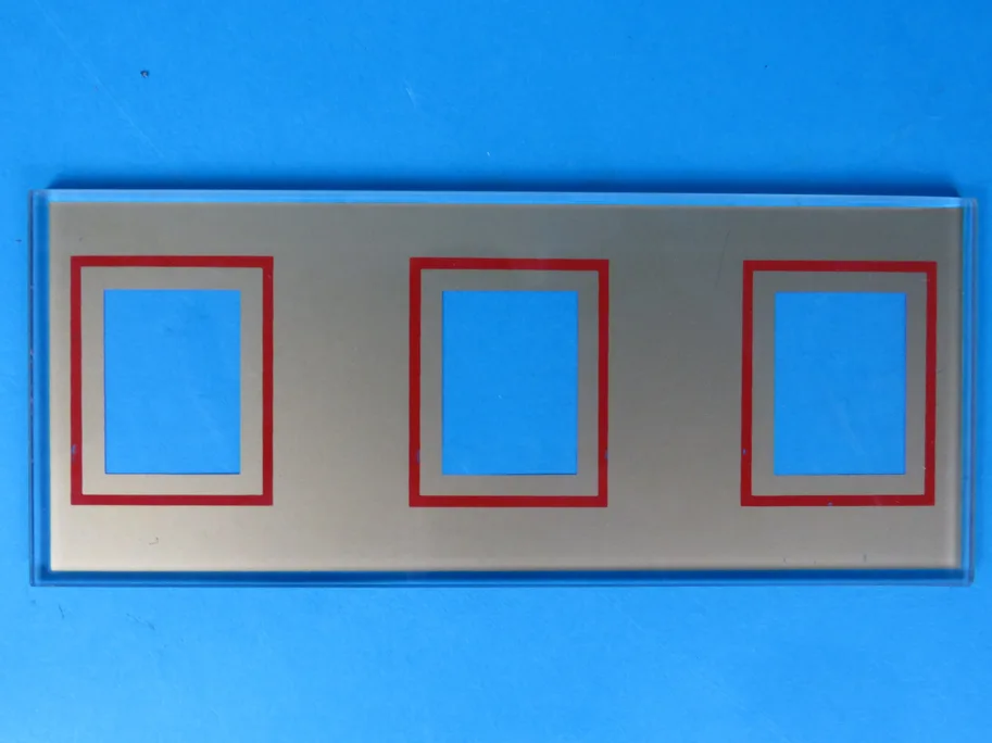 Walzenscheibe aus Glas